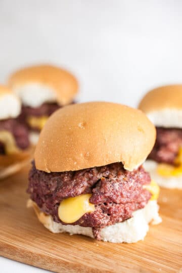Grilled Juicy Lucy Burger | The Rustic Foodie®