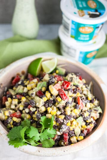 Southwest Black Bean Corn Salad | The Rustic Foodie®