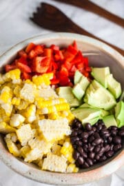 Southwest Black Bean Corn Salad | The Rustic Foodie®