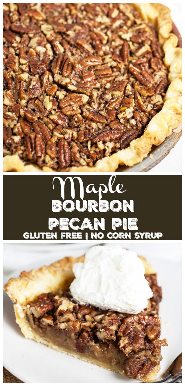 Maple Bourbon Pecan Pie | The Rustic Foodie®