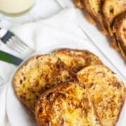 Eggnog French Toast Recipe | The Rustic Foodie®