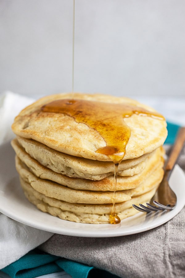 Gluten Free Fluffy Pancakes Recipe | The Rustic Foodie®