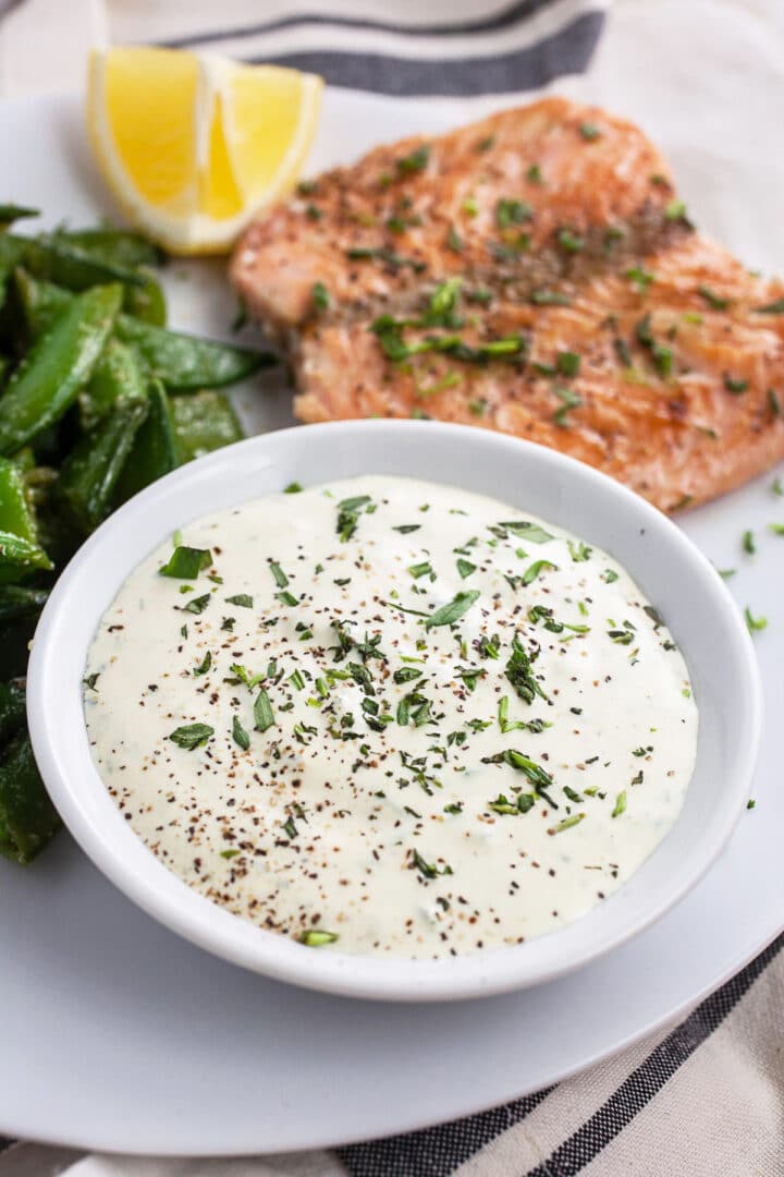 Creamy Lemon Tarragon Dipping Sauce The Rustic Foodie®