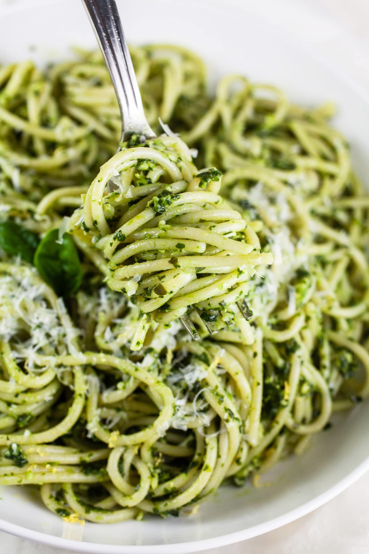 Healthy Green Pasta Sauce | The Rustic Foodie®