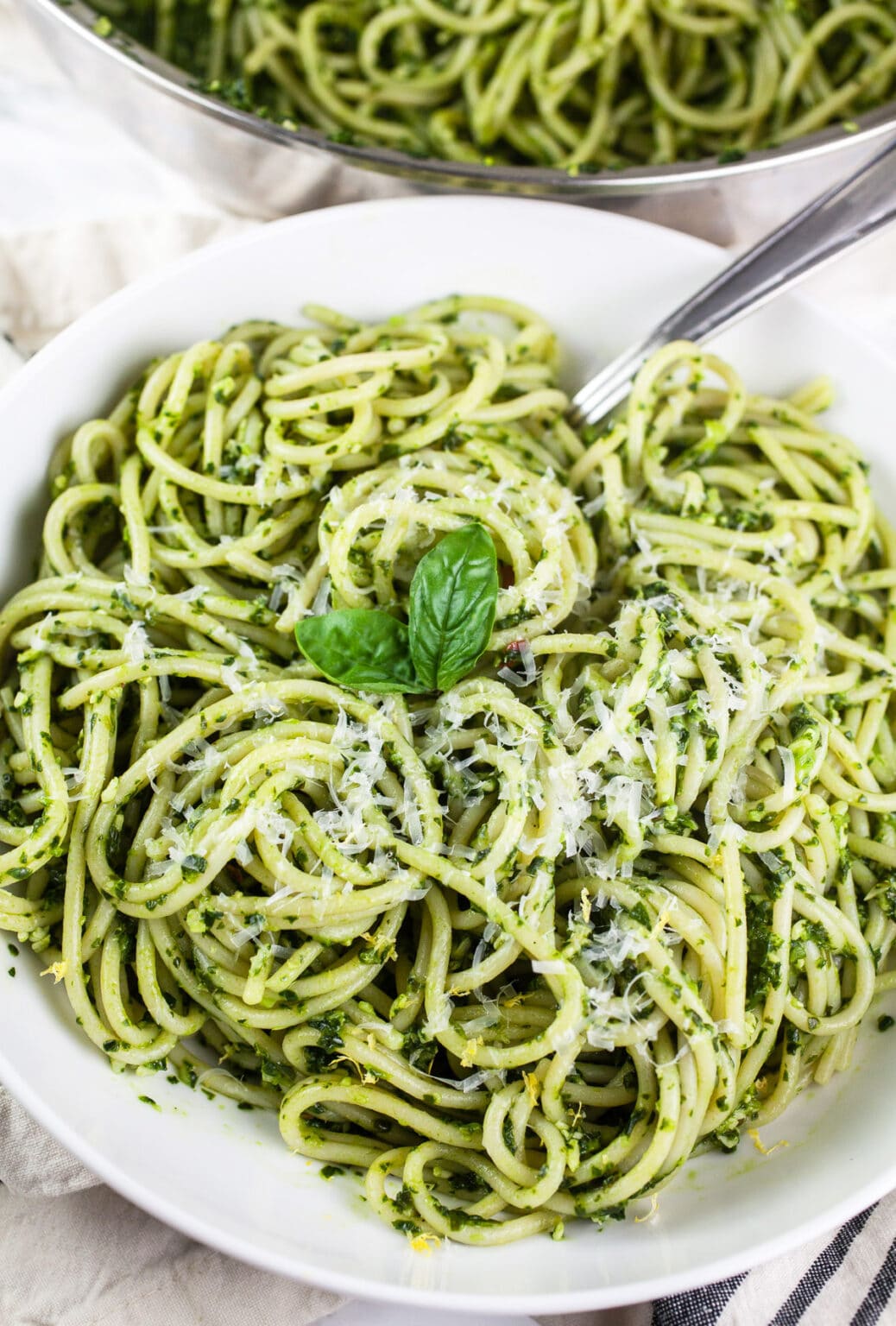 Healthy Green Pasta Sauce | The Rustic Foodie®