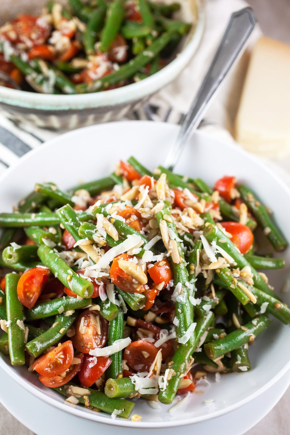 Italian Green Bean Salad | The Rustic Foodie®