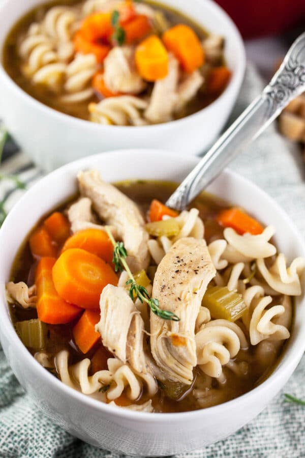 Almost Homemade Gluten-Free Chicken Noodle Soup