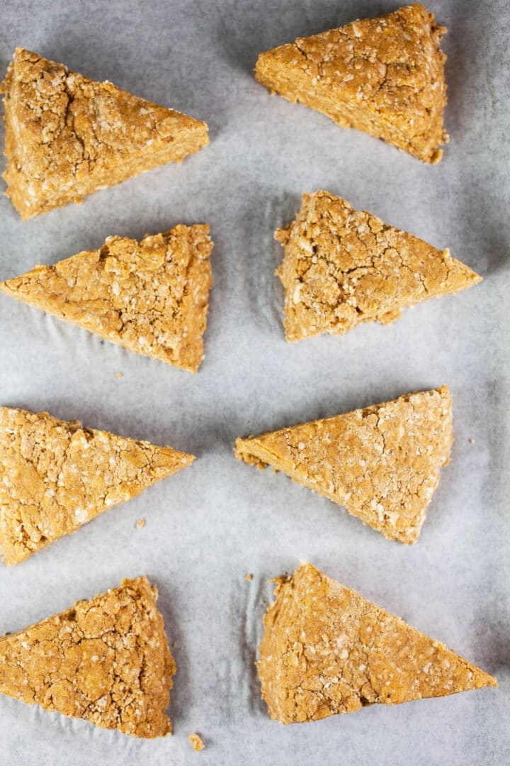 Gluten Free Pumpkin Scones (Maple Glazed) | The Rustic Foodie®