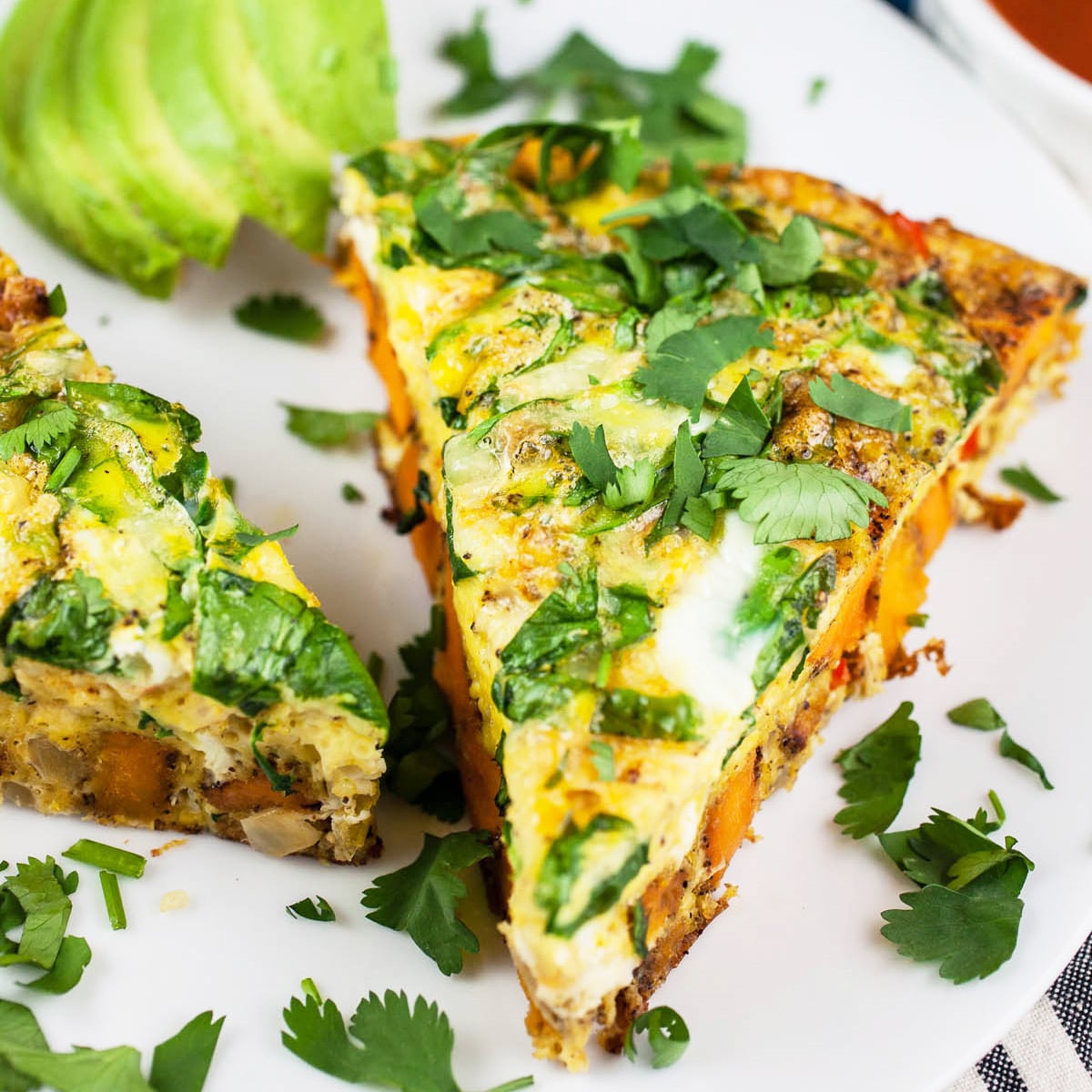 Sweet Potato And Crispy Kale Frittata Recipe