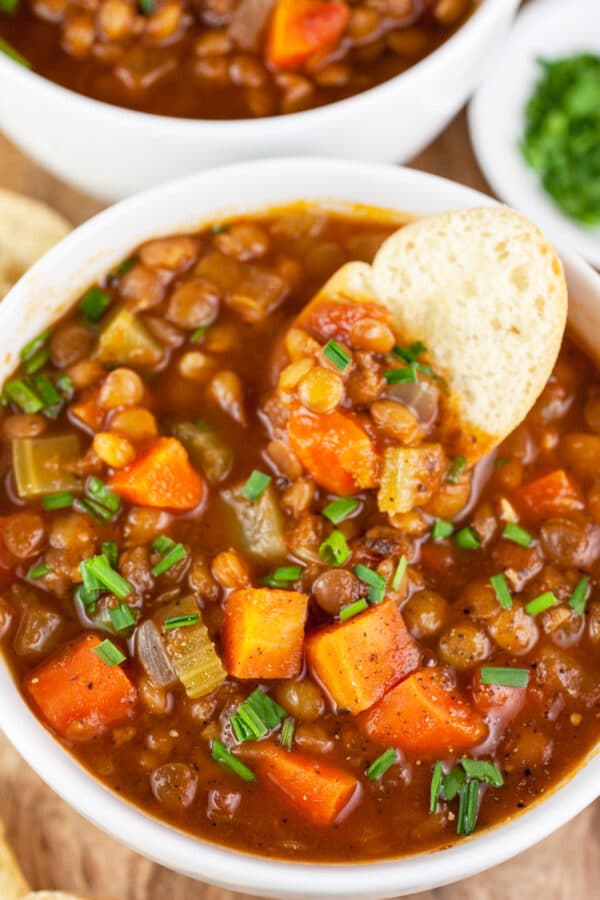 Hearty Lentil Soup | The Rustic Foodie®