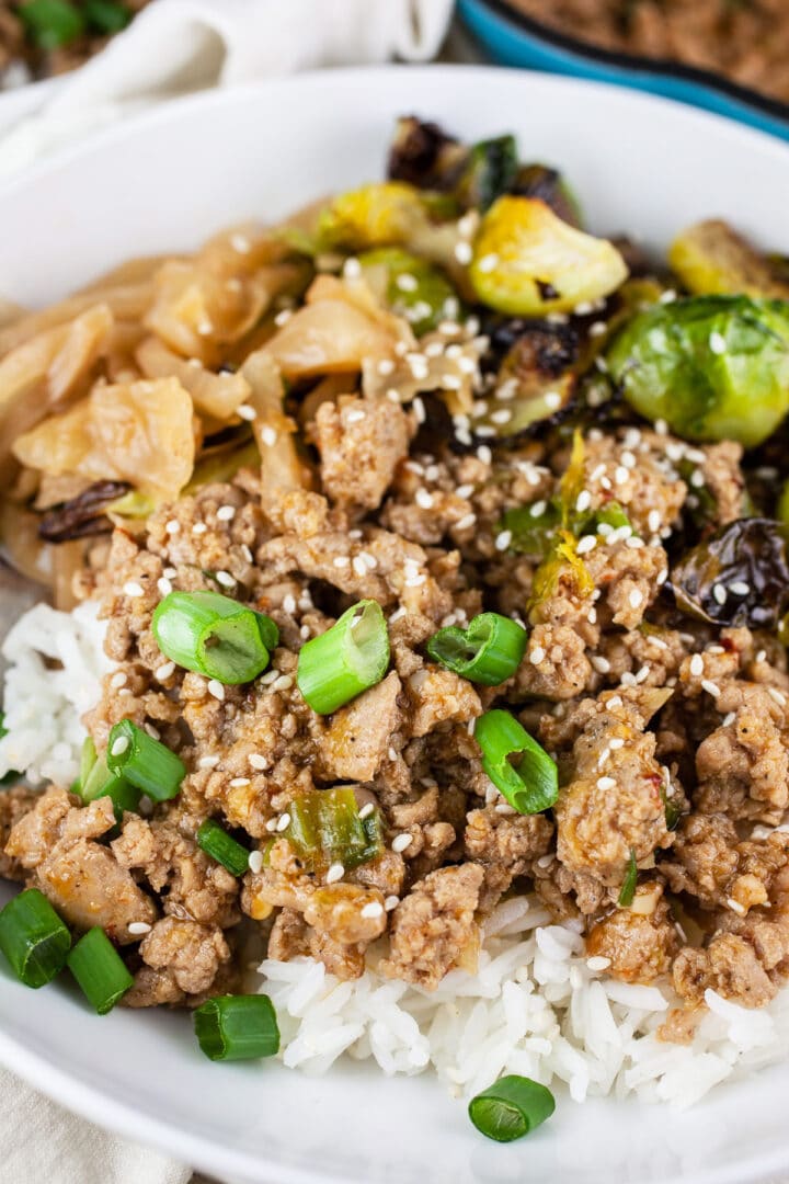 Korean Turkey Bowls | The Rustic Foodie®