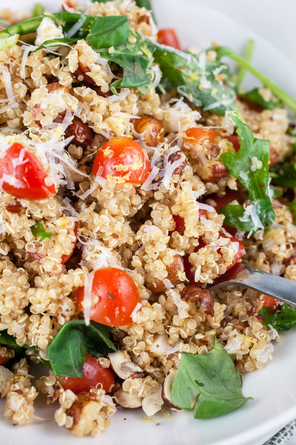 Quinoa Salad with Herbs and Parmesan