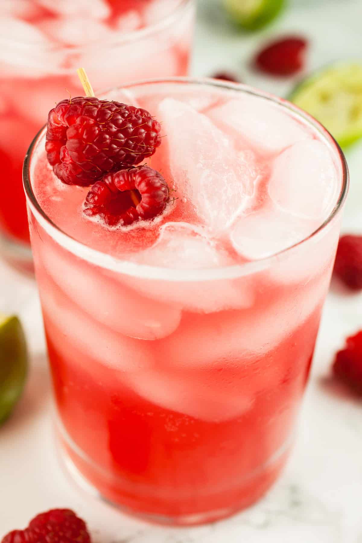 Raspberry Vodka Collins