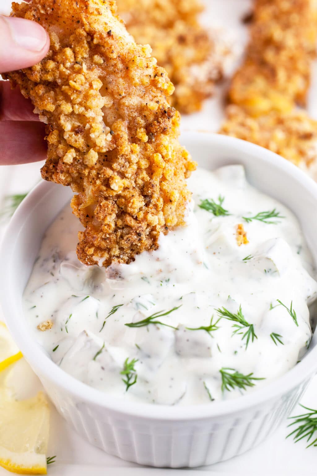 Dill Tartar Sauce with Pickles | The Rustic Foodie®